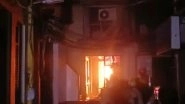 Kolkata Fire: Blaze Erupts at Godown on Elliot Road, None Hurt (Watch Video)