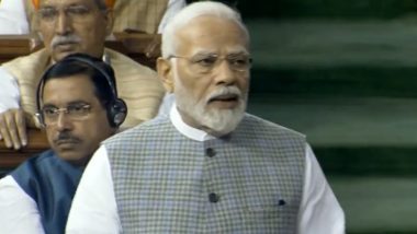 Parliament Special Session: Achievements of Indians Being Discussed Everywhere, Result of United Efforts in 75 Years of Parliament, Says PM Narendra Modi in Lok Sabha (Watch Video)