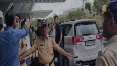 India News | Maharashtra: Rahul Gandhi Arrives at Venue of INDIA Meeting in Mumbai 