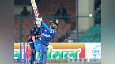 Sports News | UPT20: Rinku Singh’s Explosive Finish Seals Victory for Meerut Mavericks over Kashi Rudras in Second Super over of Day