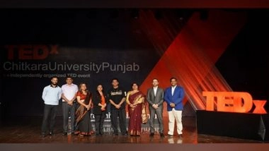 Business News | Chitkara University Punjab Holds TEDx Event - A Celebration of Transformative Ideas