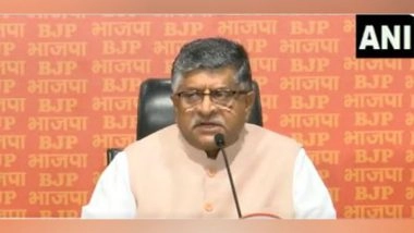 India News | INDIA Bloc Has No Vision for Development of Country: BJP's Ravi Shankar Prasad
