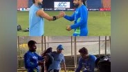 Sports News | Asia Cup: Pakistan and India's Players Catch Up Ahead of Their Highly Anticipated Clash; Kohli Jokes with Shadab, Afridi