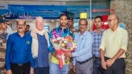 Sports News | Javelin Thrower Kishore Jena Given Warm Welcome on Return to Odisha