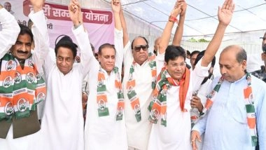 India News | Leaders from Eight Districts, Including MLA Join Congress Party in Poll-bound Madhya Pradesh