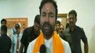 India News | Union Minister G Kishan Reddy Lauds ISRO Scientists for Successful Launch of Aditya-L1