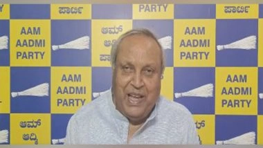 India News | BJP MPs Should Be Slaves of People, Not of Centre: Karnataka AAP President Chandru 