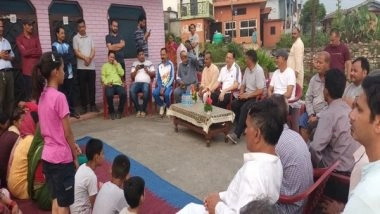 India News | Uttarakhand: CM Dhami Interacts with Public, Seeks Votes for BJP Ahead of Bageshwar Bypoll