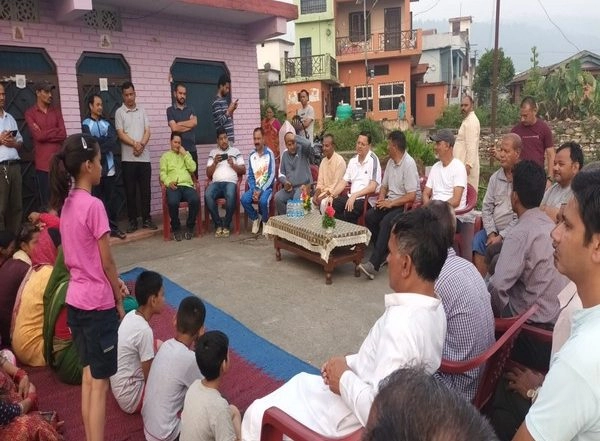 India News | Uttarakhand: CM Dhami Interacts with Public, Seeks Votes for BJP Ahead of Bageshwar Bypoll