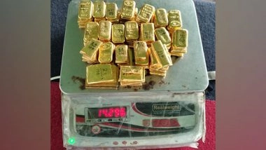 India News | West Bengal: Smuggling Bid Foiled, 2 Individuals Nabbed with Rs 8.5 Cr Worth Gold 