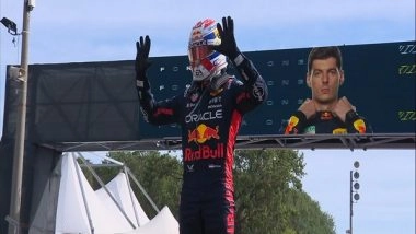 Sports News | Italian GP: Verstappen Creates History with 10th Successive Win of the Season, Extends Red Bull's Winning Streak