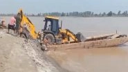 India News | Punjab: JCB Safely Retrieved After Being Left Stranded for Two Months Due to Floods
