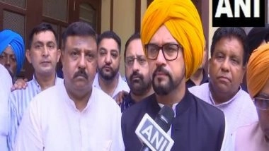 India News | “They Will Stoop to Any Level,” Anurag Thakur on Udhayanidhi Stalin's Anti-Sanatan Remark