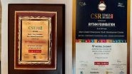 Business News | RYTHM Foundation Earns Bronze Recognition for Women Empowerment Project at CSR Times Awards 2023