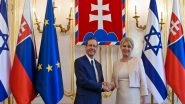 World News | Israel President Issac Herzog Visits Slovakia
