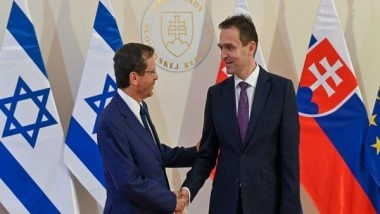 World News | Israel's President Meets with Slovakia’s PM