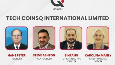 Business News | Hans Peter, Steve Ashton, Bintang, Karolina Manly, the Team of Tech CoinsQ International Limited