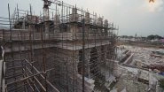 India News | Ram Janmbhoomi Trust Shares Pictures of Under-construction Ram Temple in Ayodhya