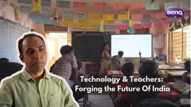 Business News | BenQ India in Collaboration with Ranjitsinh Disale Foundation Installs Interactive Displays in 20 Zila Parishad Schools in Solapur District