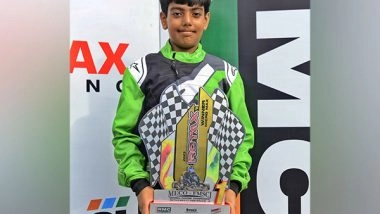 Sports News | National Karting Championship: Yatharth Gaur Emerges Victorious in Tight Final