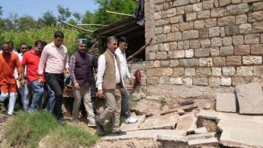 India News | Himachal Rains: CM Sukhu Visits Disaster-hit Areas of Sujanpur Constituency 