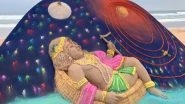 Entertainment News | Odisha: Sudarsan Pattnaik Creates Sand Art of Lord Krishna at Puri Beach
