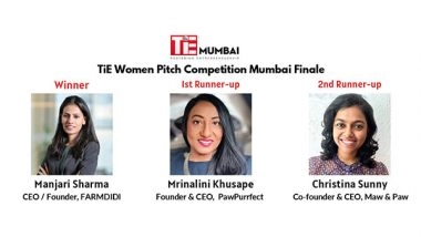 Business News | TiE Mumbai Announces Its TiE Women Global Pitch Competition Winners