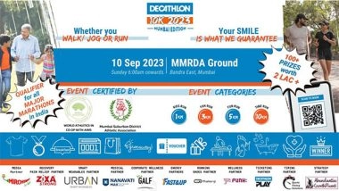 Business News | Decathlon’s Flagship Running Event to Promote a Healthy Lifestyle in Mumbai