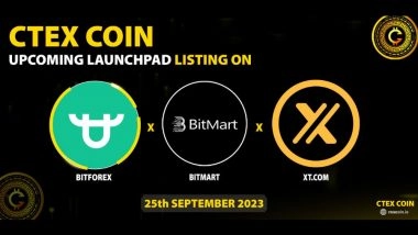 Business News | Crypto Tex (CTEX) Launchpad: Paving the Way for Innovation in the Crypto Space