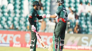 Sports News | Shakib, Mushfiqur Within Reach of Dhoni-Raina's Rare ODI Partnership Milestone