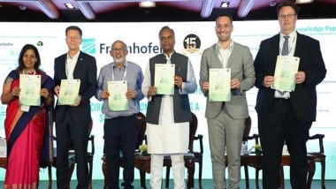 India News | Fraunhofer Institute Announces Major Partnerships on Hydrogen Technologies, Innovation Clusters with India