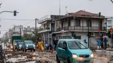 World News | More Than 800 People Rescued After Severe Floods in Greece