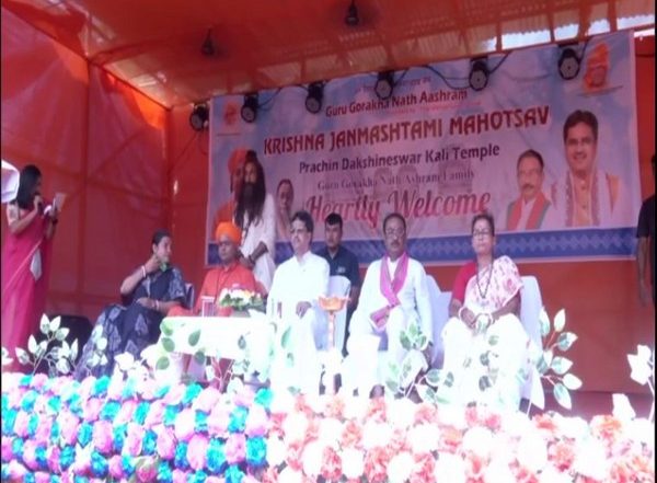 India News | CM Manik Saha Lays Foundation Stone for Dakshineswar Kali Temple in Tripura
