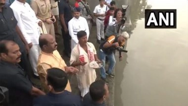 India News | Kolkata: West Bengal Governor Performs Ganga Aarti for G20 Summit Success 