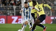 Sports News | Lionel Messi Helps Argentina Secure 1-0 Win over Ecuador in WC Qualifier