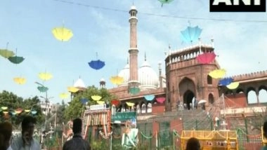 India News | G20 Summit: Jama Masjid Area Decorated with Flowers, Bright Umbrellas&nbsp;