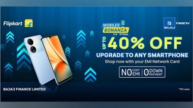 Business News | Bajaj Finance Ltd. (BFL) and Flipkart Partner to Transform Mobile Shopping This Festive Season