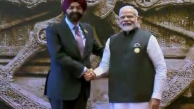 World News | PM Modi Welcomes G20 Leaders, Delegation Heads at Bharat Mandapam&nbsp;