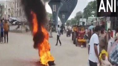 Chandrababu Naidu Arrested: TDP Leaders Stage Protests Across Andhra Pradesh After Party Leader’s Arrest (Watch Video)