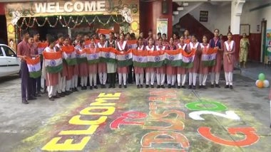 India News | J-K: School Students in Jammu Celebrate G20 Summit in India