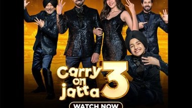 Business News | The Biggest Punjabi Family Movie, Carry on Jatta 3 Now Streaming on Chaupal