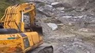 India News | Uttarakhand: Road Near Pagalnala on Badrinath National Highway Blocked Due to Debris Pile-up
