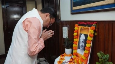 India News | Pushkar Singh Dhami Pays Tribute to Pandit Govind Ballabh Pant
