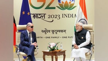 World News | PM Modi, German Chancellor Discuss Ways to Work Together Towards a Better Planet