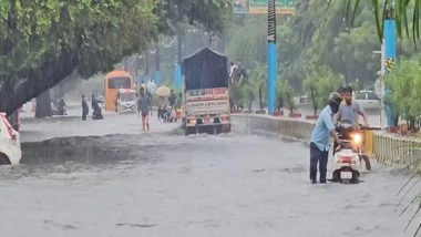 India News | Heavy Rains Drench Mathura, Triggering Widespread Waterlogging