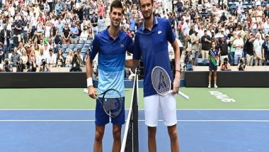 Sports News | US Open: Djokovic Aims to Level Margaret's Record of 24 Grand Slams, Set to Lock Horns with Medvedev