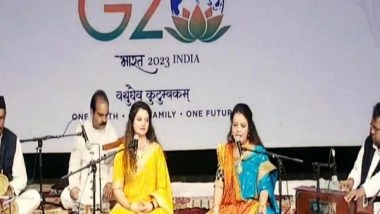 India News | G20: Jyoti Sisters from Uttarakhand Performed Folk Melodies at Bharat Mandapam