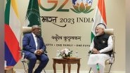 World News | Comoros President Thanks PM Modi for His Efforts in Making African Union Permanent Member of G20