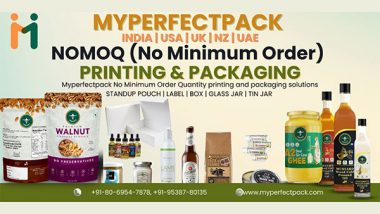 Business News | MyPerfectPack Sets Global Printing and Packaging Industry Ablaze with Revolutionary No MOQ Offerings