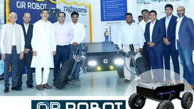 Business News | ARROBOT Launched Unmanned Guided Vehicle (UGV) for the Armed Forces